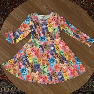 Cat Lover Girls Dress